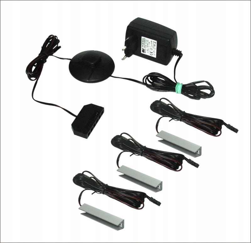 LED osvetlenie 3x klip 12 V biele teplé