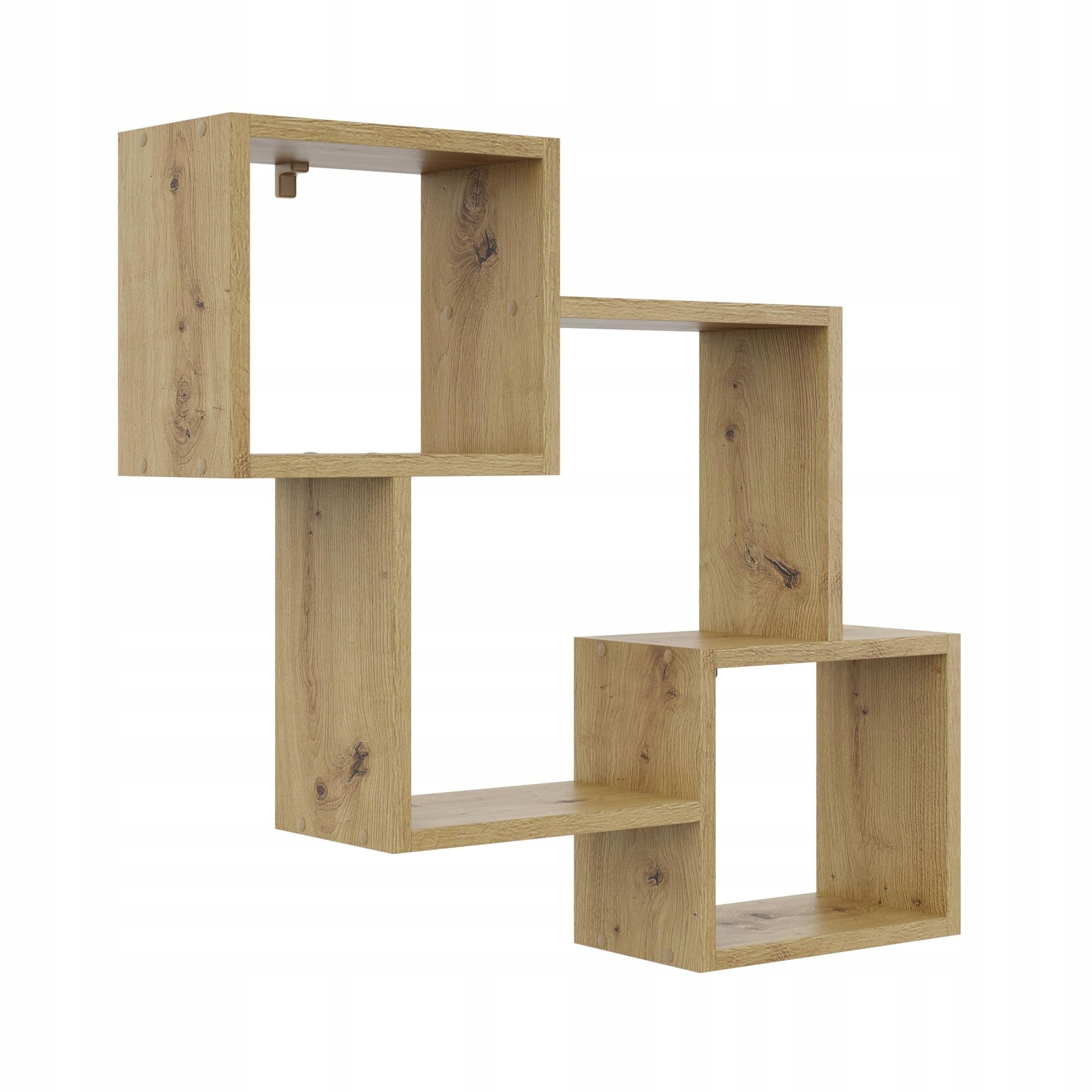 Polica do detskej izby - Závesný stojan na stenu biely panel MDF 40 cm