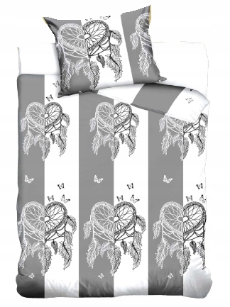 Kompletný set posteľných obliečok - Posteľná bielizeň 160x200 bavlna 100% koní na gallop prúžkoch