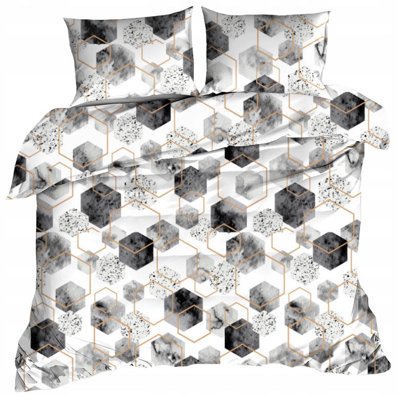 Kompletný set posteľných obliečok - Bavlnená posteľná bielizeň 160x200 + 2x kvalita vankúša