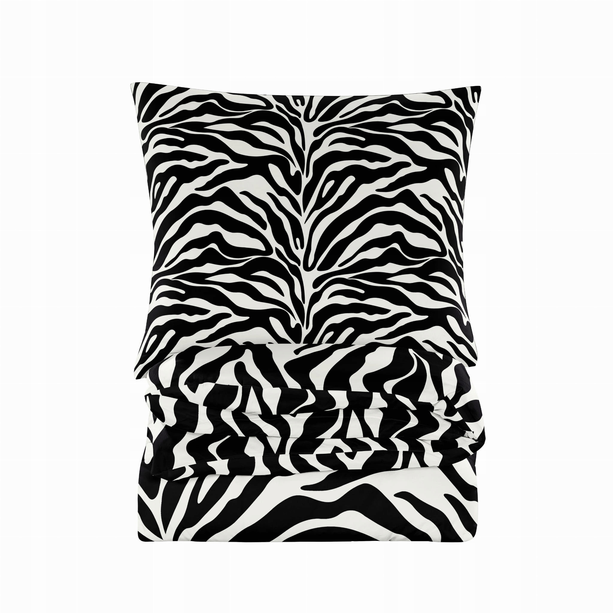 Kompletný set posteľných obliečok - Bavlnená obliečka 160x200 zebra
