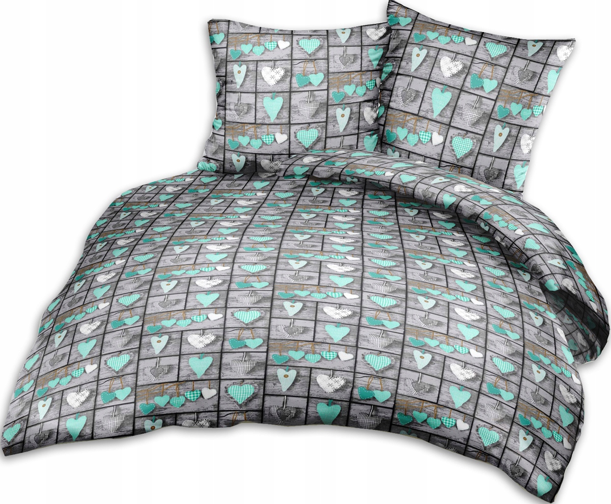 Kompletný set posteľných obliečok - Posteľná bielizeň s kôrom 160x200 Bielawa 100% bavlna WZ 15