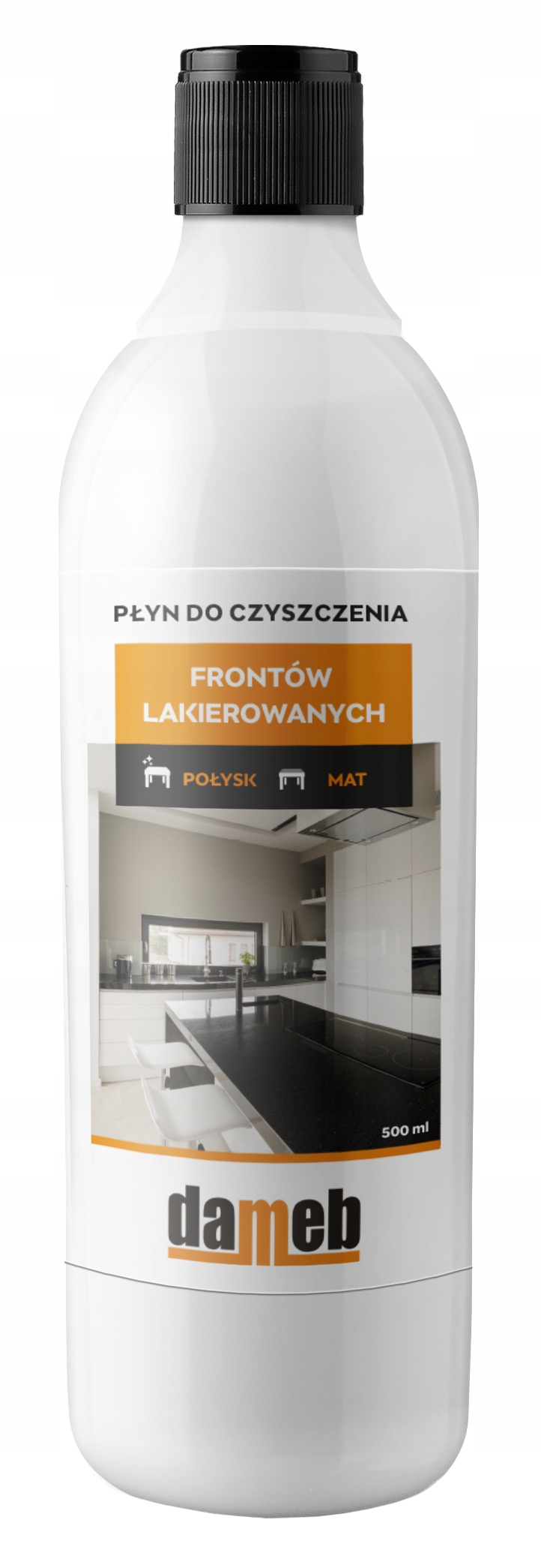 Čistiaca tekutina na čistské nábytok čelných frontov 0,5 L DameB