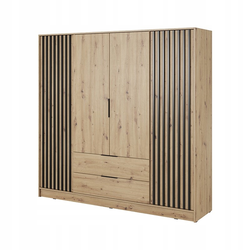 Šatníková skriňa do študenskej izby - Priestretický šatník Lamella 206 Oak Artisan