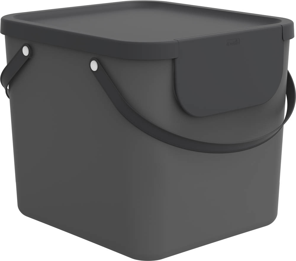 Kôš na bielizeň - Rotho Albula 40L Wash Container - Anthracite