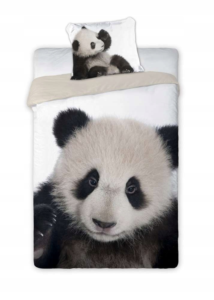 Kompletný set posteľných obliečok - Mládežnícka posteľná bielizeň 160x200 bavlna 2CZ 326 Panda