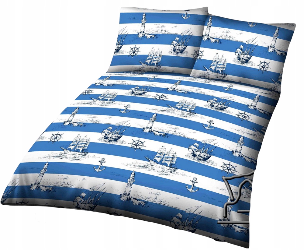 Kompletný set posteľných obliečok - Posteľná sada 160x200 Poľsko 100% bavlna 9325