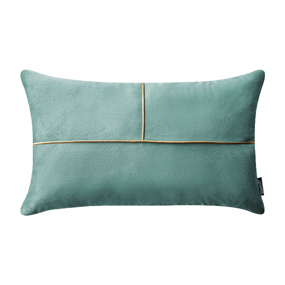 Obliečka na vankúš - Dekoratívne vankúš 30x50 Velor Mint Simple