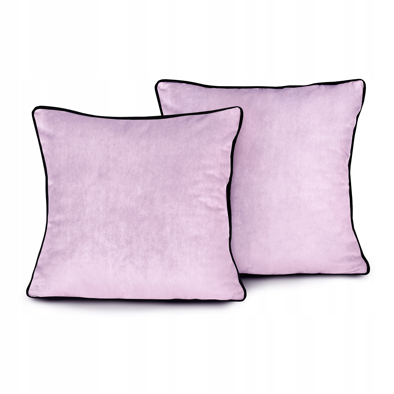 Obliečka na vankúš - Ružové vankúše set 2 welvet 45 cm obývacia izba