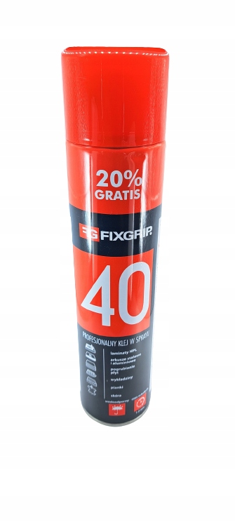Profesionálne sprejové prilepenie pri fixátore 40 600 ml