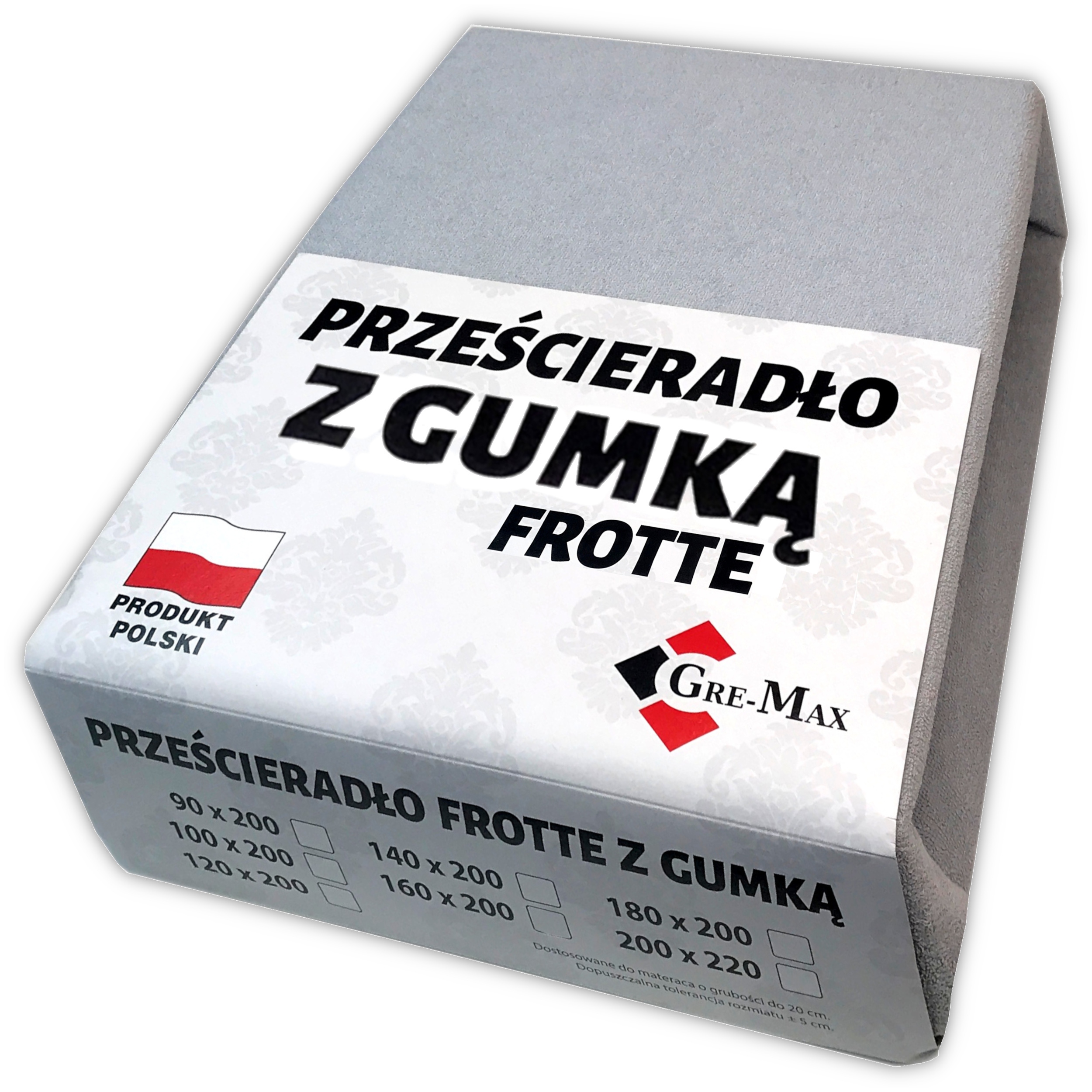 Plachta na posteľ - Terry list s 160x200 poľským hrubým pruhovým pásom