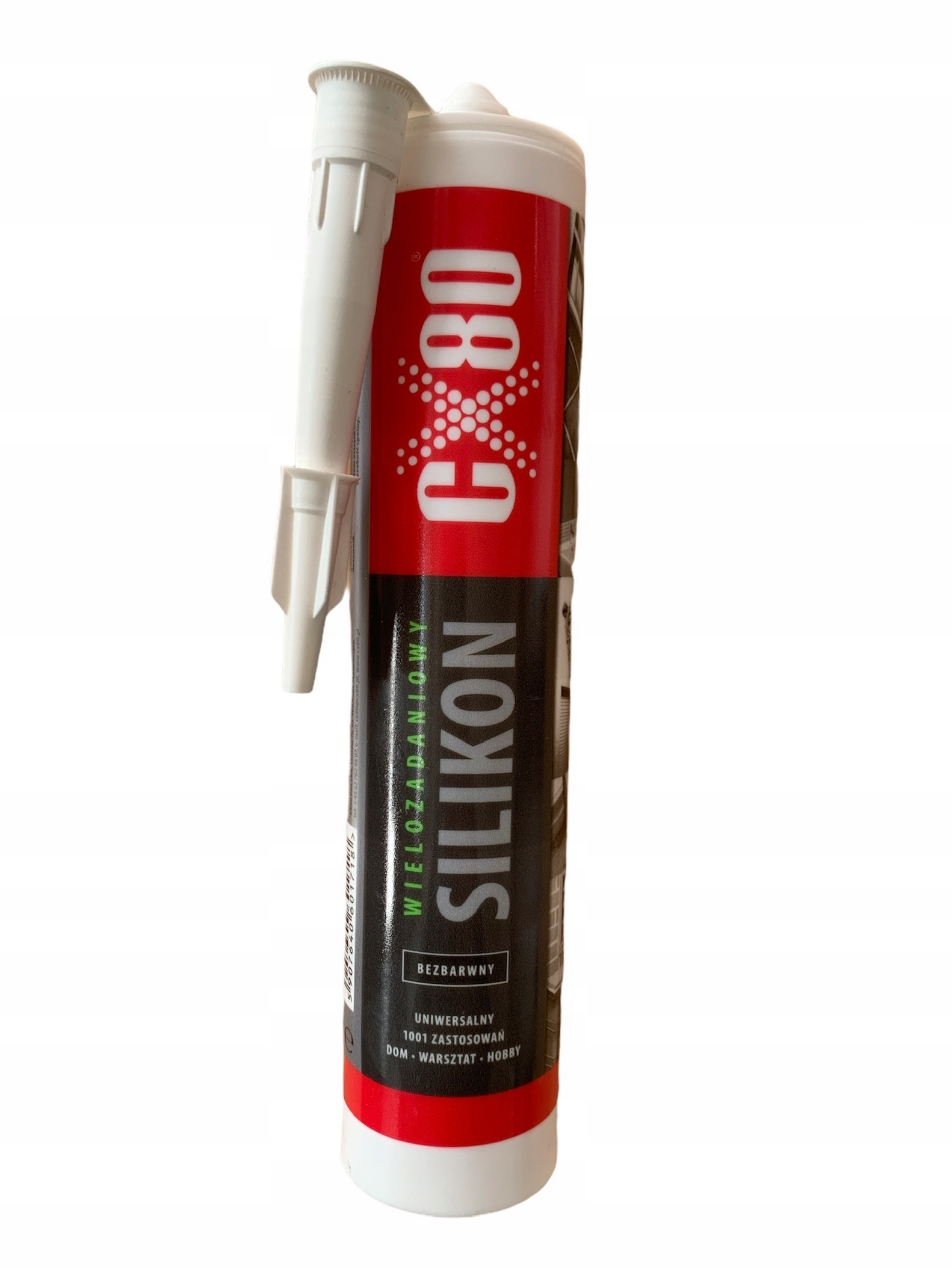 Silikón CX80 bezfarebný viacprávny univerzálny