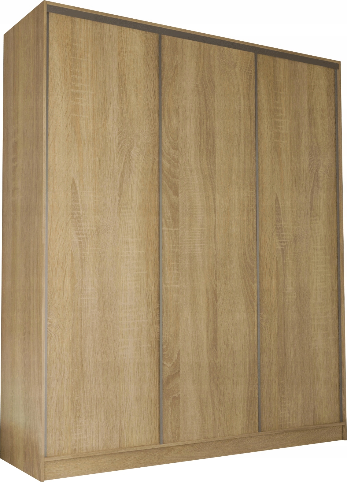 Šatníková skriňa do študenskej izby - 3D šatník 220x250 Celý tanier pre spálňu Sonoma Oak