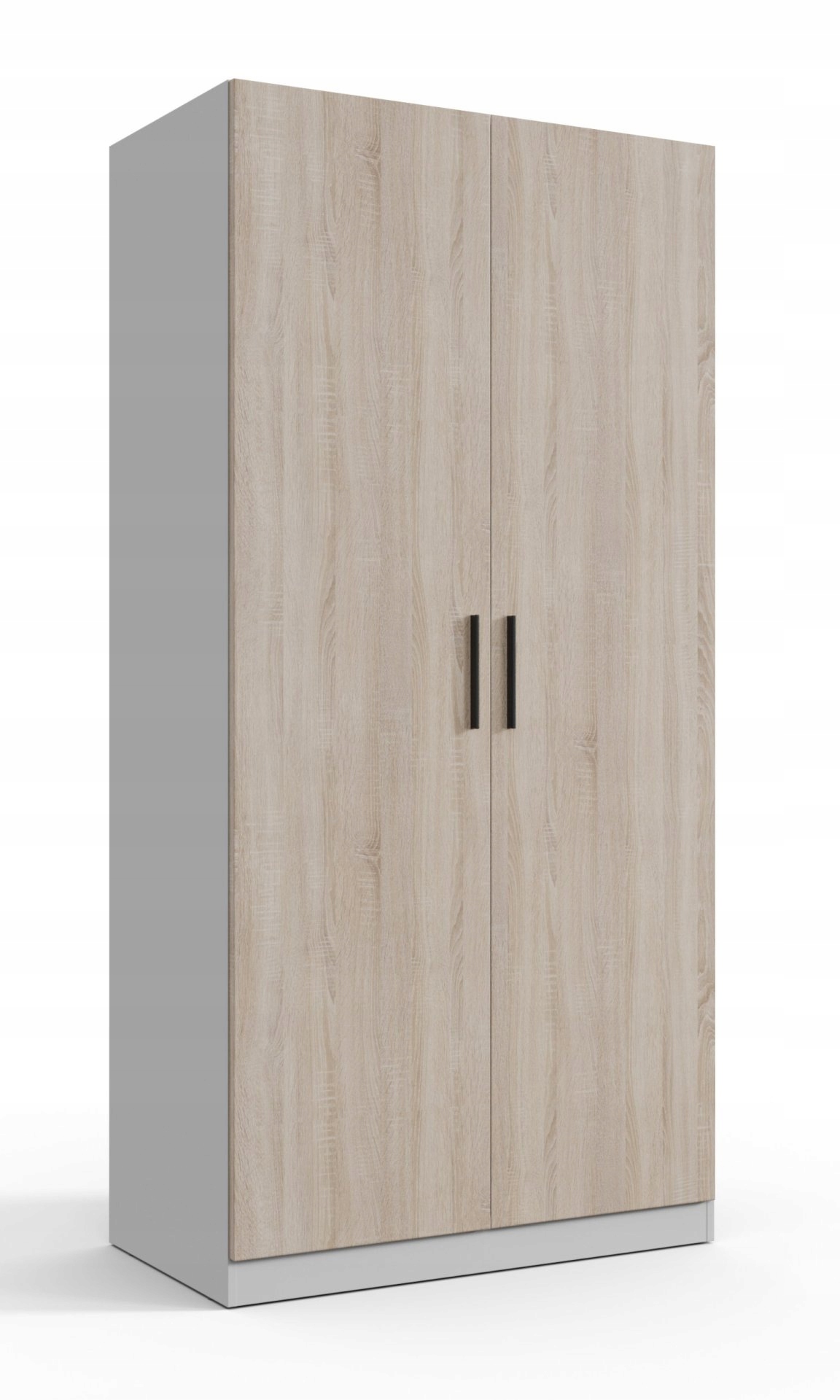 Šatníková skriňa do študenskej izby - Dvojdielne šatník Prato 100x205,5 b/22 Sonoma Oak