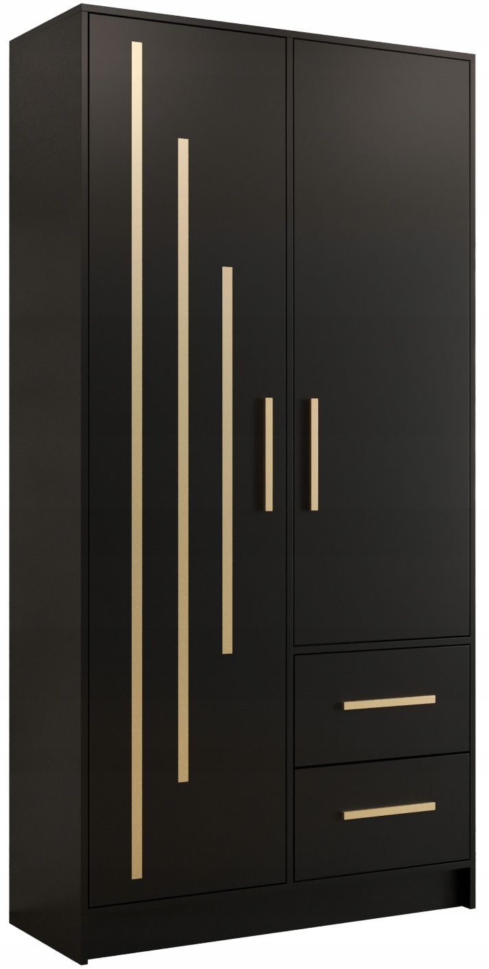 Šatníková skriňa do študenskej izby - Lotta 2 - B5 - 103 cm šatník