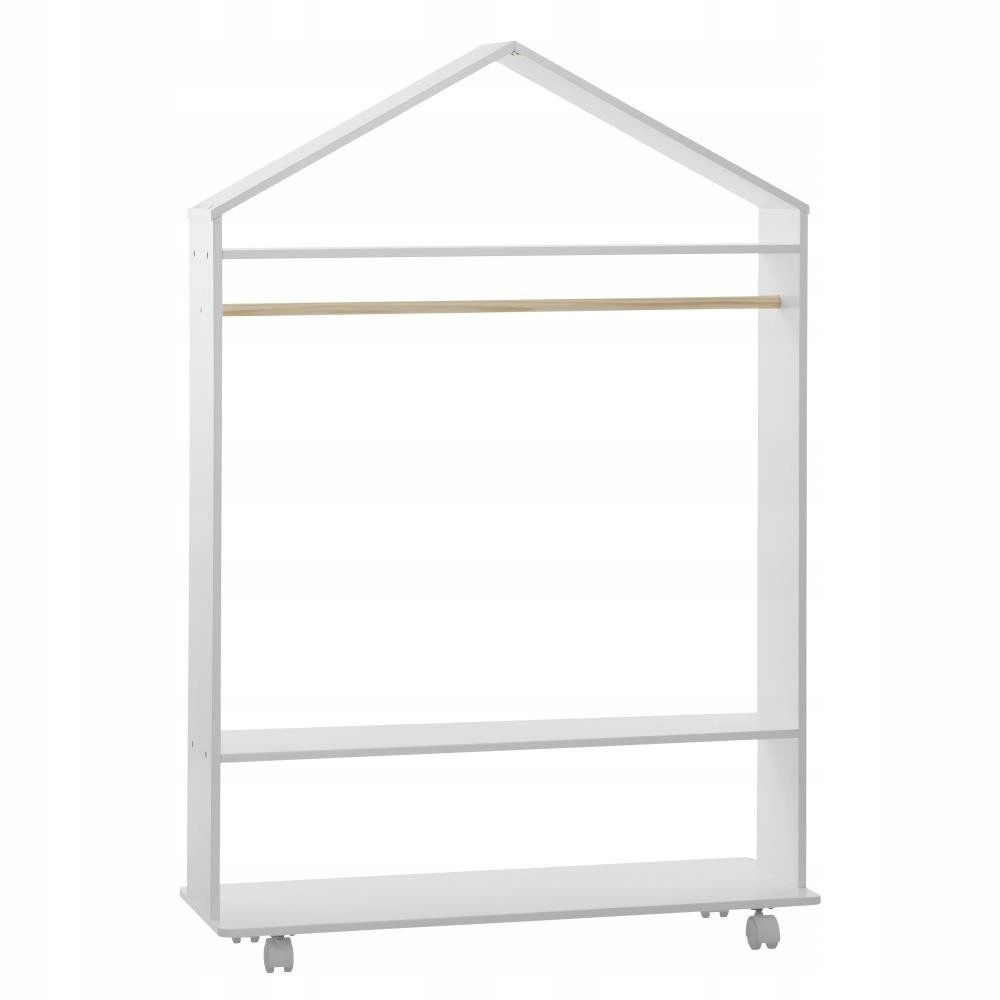 Detská skriňa - Waggy White Wagrobe šatník 80x36x120