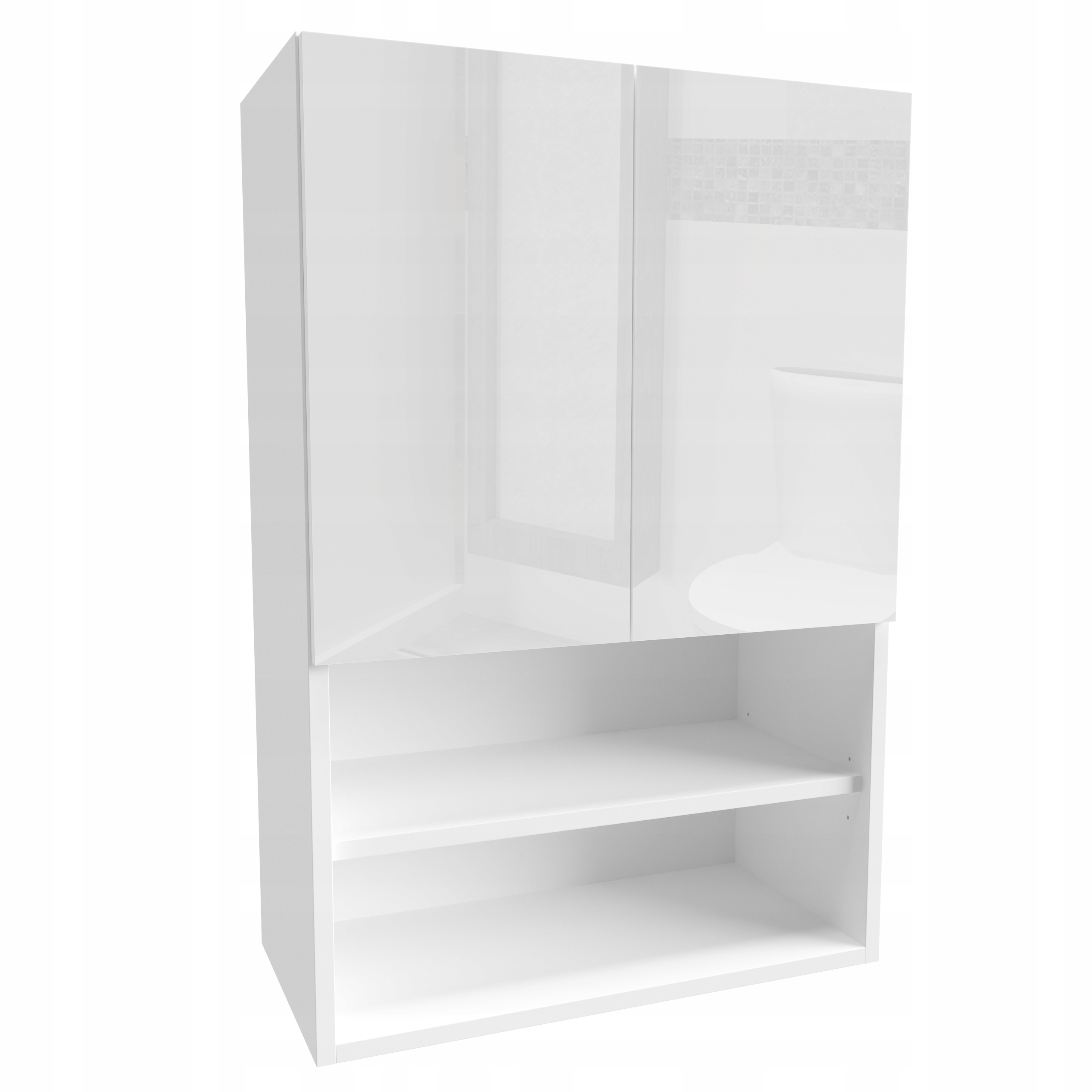 Skrinka do kúpeľne - Kúpeľňa visiaci visí do práčky lesk 60 cm
