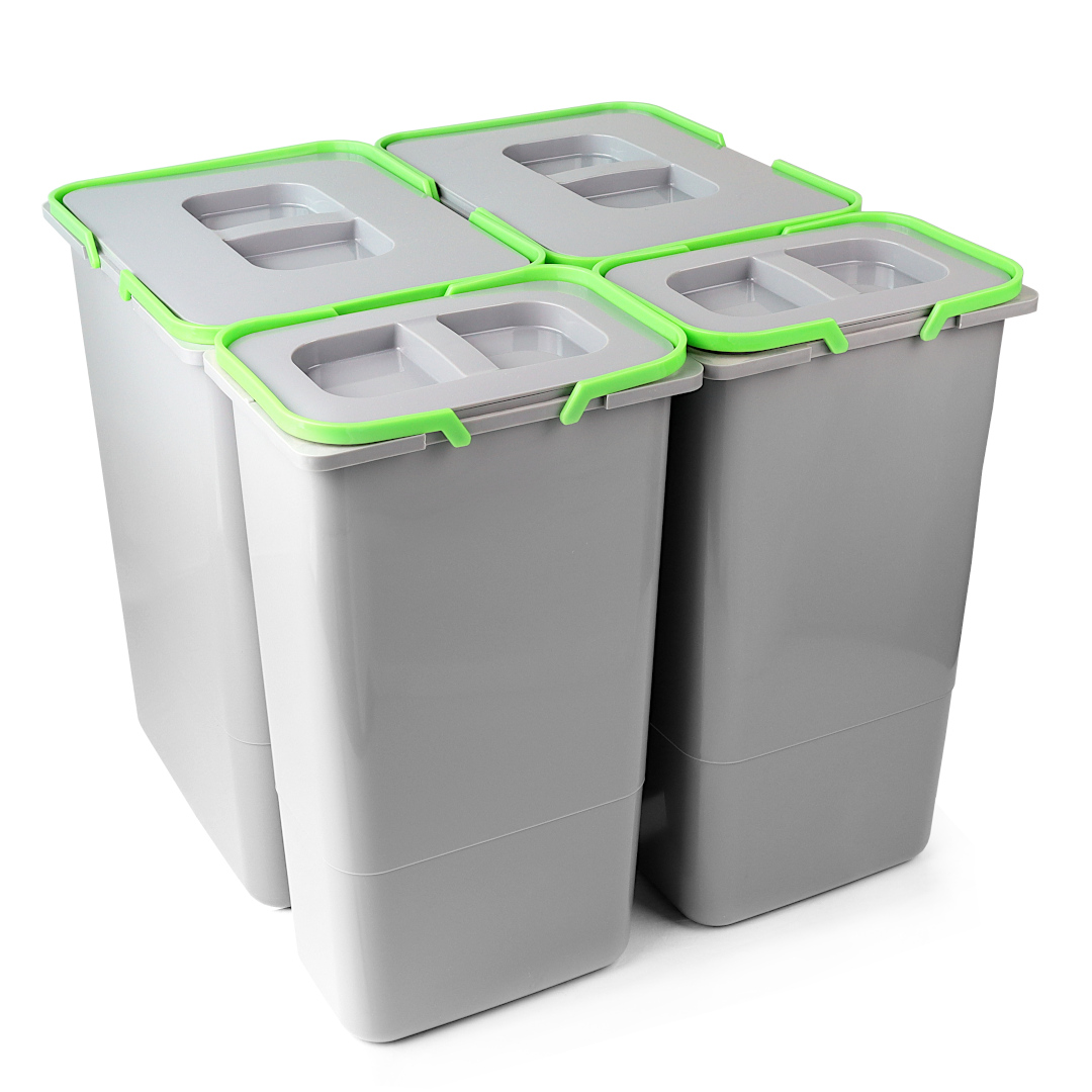 Kôš na triedenie odpadu - Sorter, koša na odpadky pre kabinet 60 cm, 58l