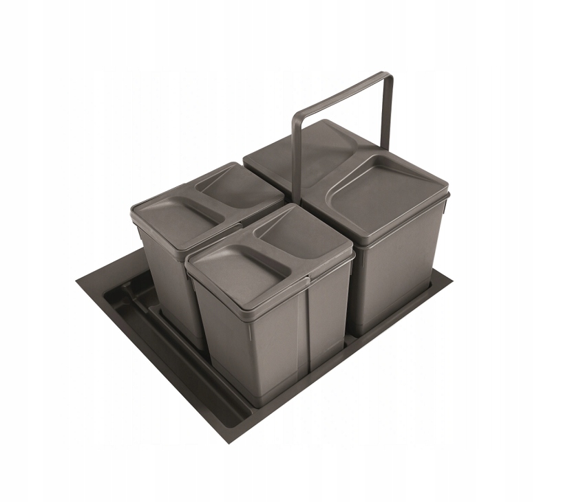 Kôš na triedenie odpadu - Sorter odpadu Hafele Unico "70" 1x15L + 2x7l
