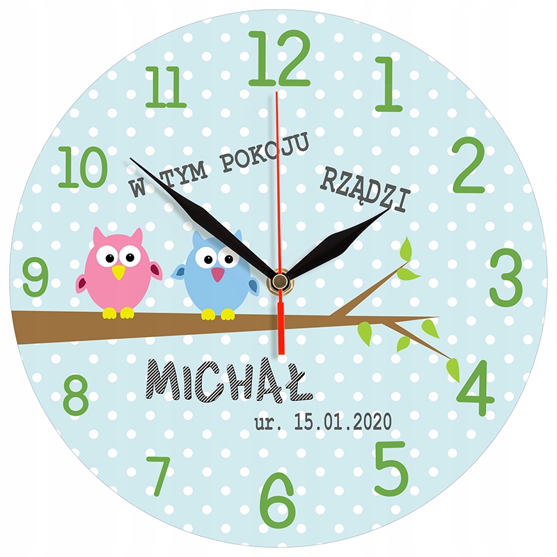 Detské hodiny do izby - Swing Sport Clocking Clock Prispôsobenie