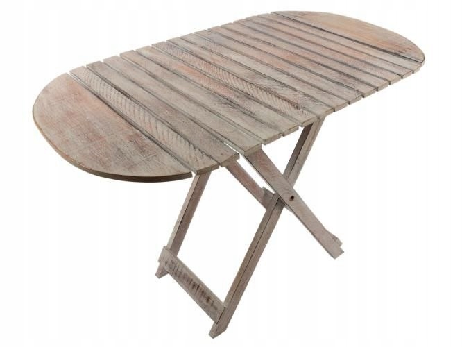 Divero Vintage Skladacia tabuľka - 85 cm