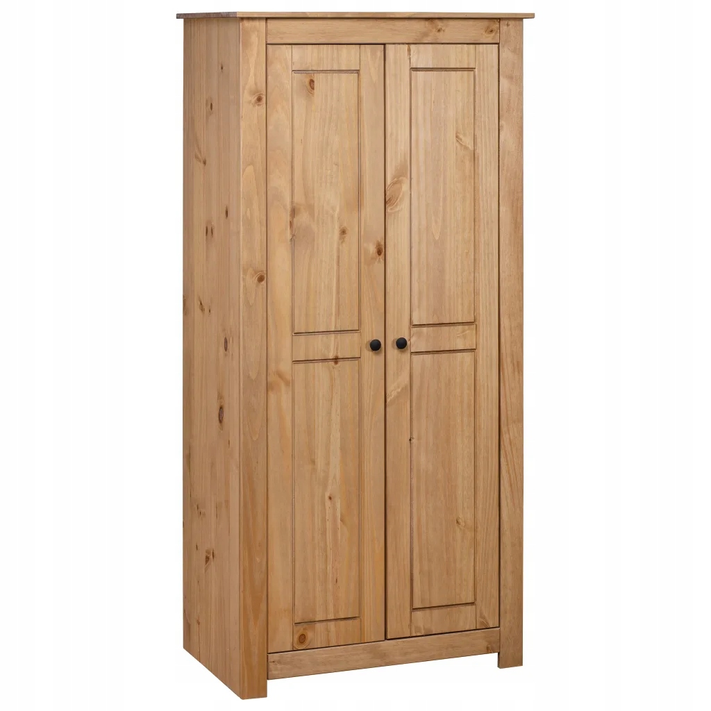 Šatníková skriňa do študenskej izby - Šatník, 80 x 50 x 171,5 cm, Solid Pine, Panam Series