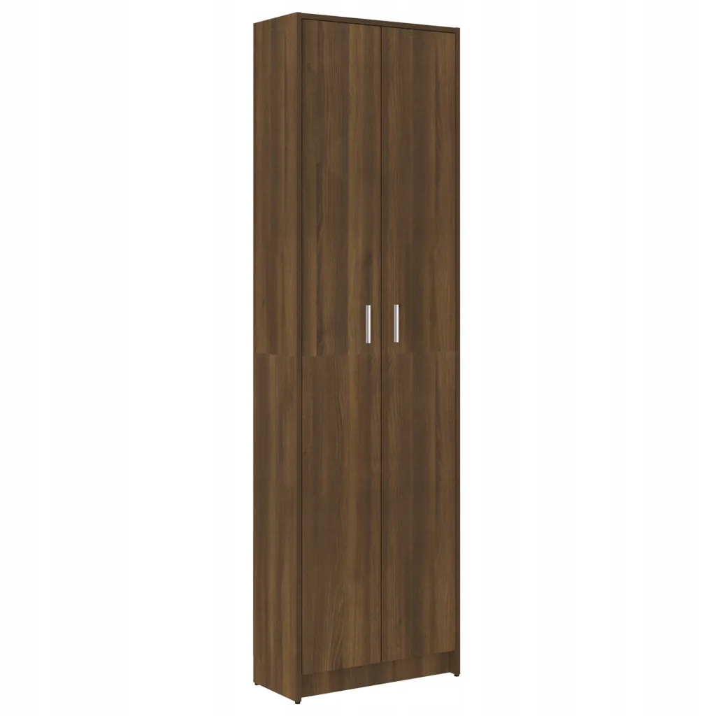 Šatníková skriňa do študenskej izby - Šatník pre Hall, Brown Oak, 55x25x189 cm