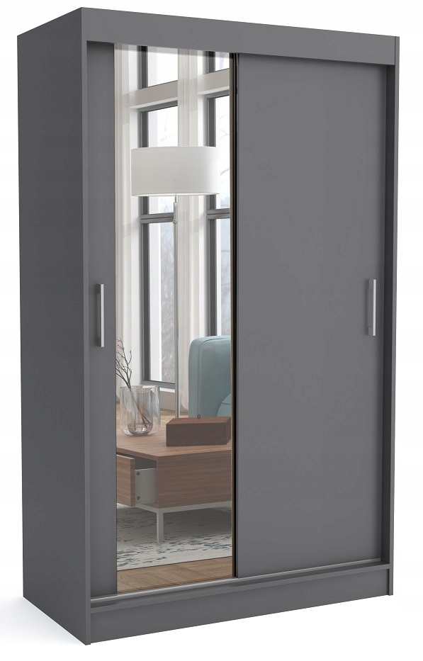 Šatníková skriňa do študenskej izby - Wardsor šatník 100 cm šatník Johny Anthracite
