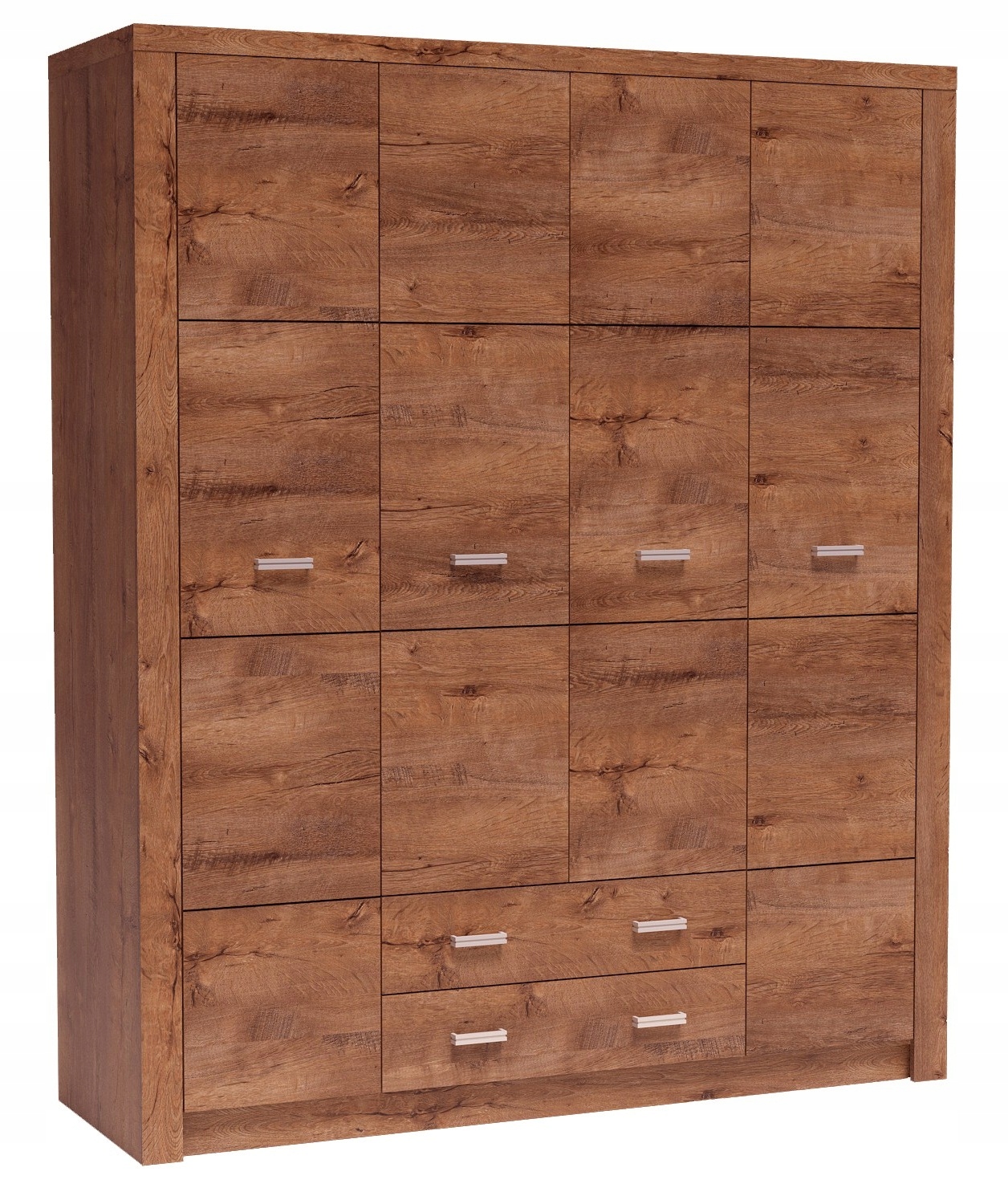 Šatníková skriňa do študenskej izby - Šatník Elena Mro-Mil Oak Lefkas 133x190,5x53