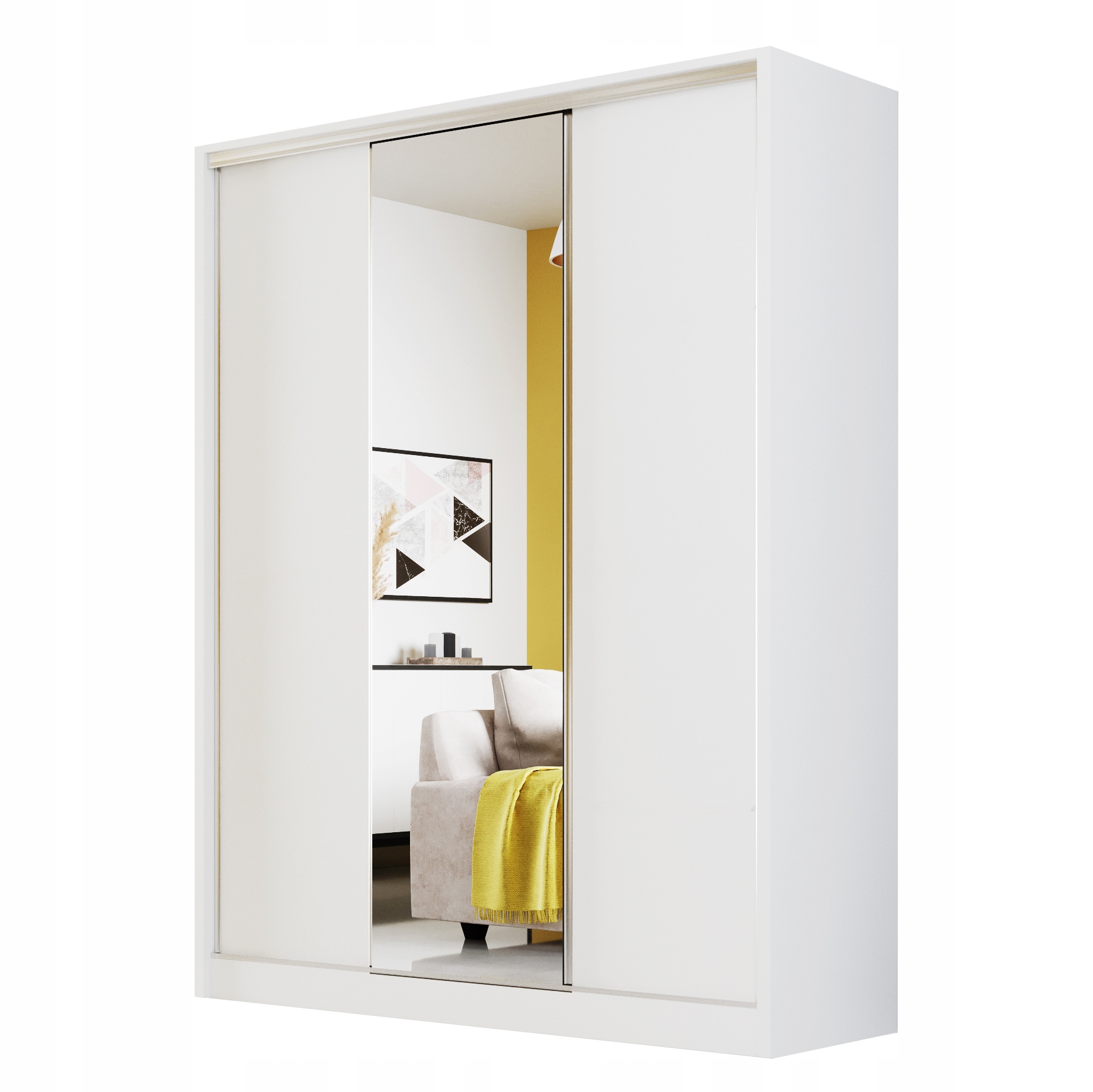 Šatníková skriňa do študenskej izby - Šatnícka hviezda S60 2d 2SZ Sonoma Oak + zrkadlo