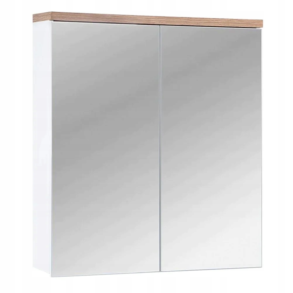 Skrinka do kúpeľne - Kúpeľňa 60 cm s bielym zrkadlom Bali Comad