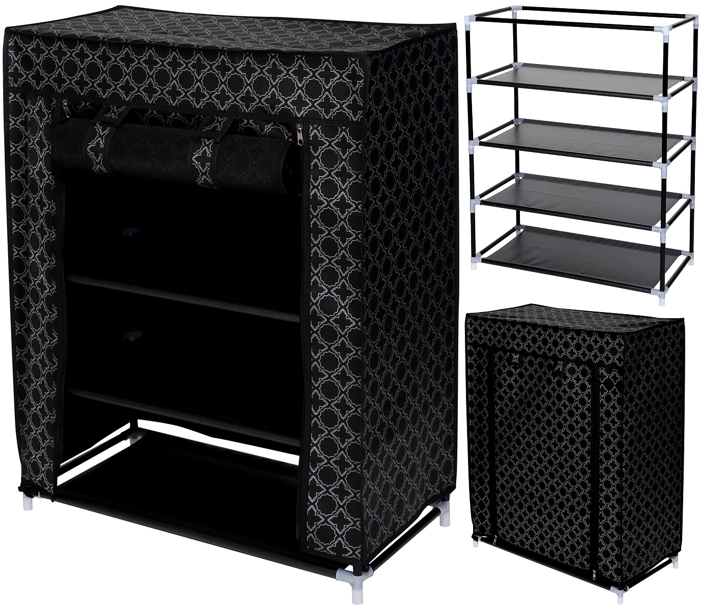 Skriňa do predsiene - LED materiál kozmetický materiál