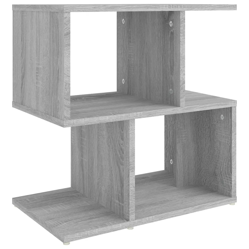 Nočný stolík - Nočný stolík, Gray Sonoma Oak, 50x30x51,5 cm