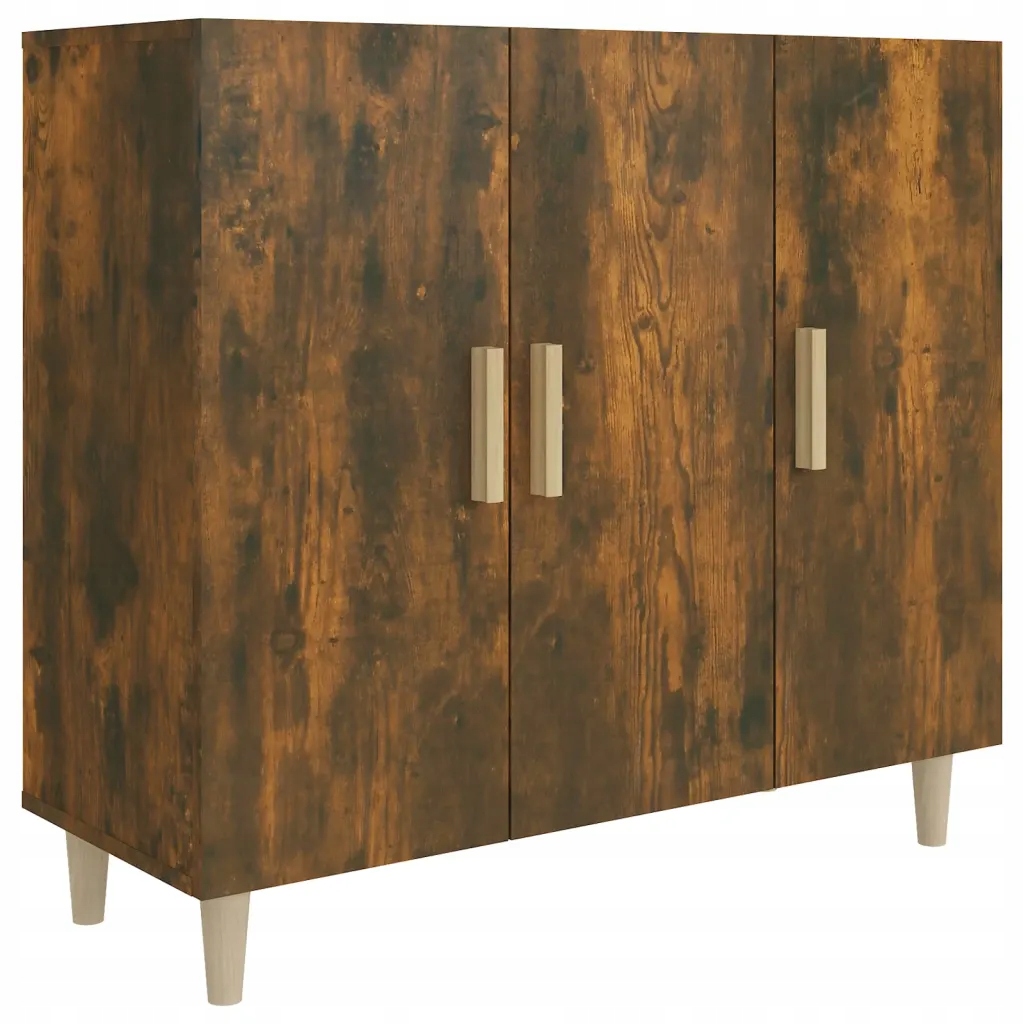 Nočný stolík - Kabinet, Smoky Oak, 90x34x80 cm, materiál DRE