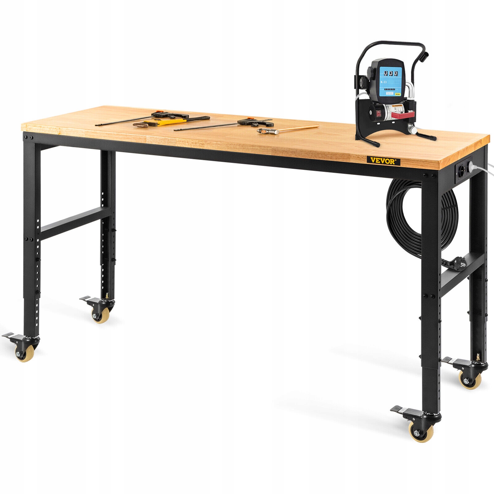Pracovný, dielenský stôl - Vevor Detachable Workshop Tabuľka 122x61x104cm
