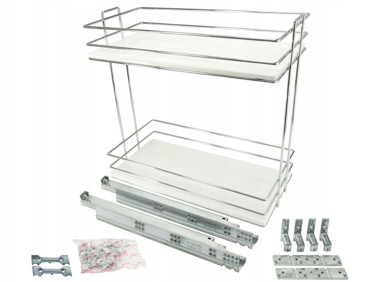 Cargo Starax 25 Blum 49,5x20,3x25 cm biela a strieborná