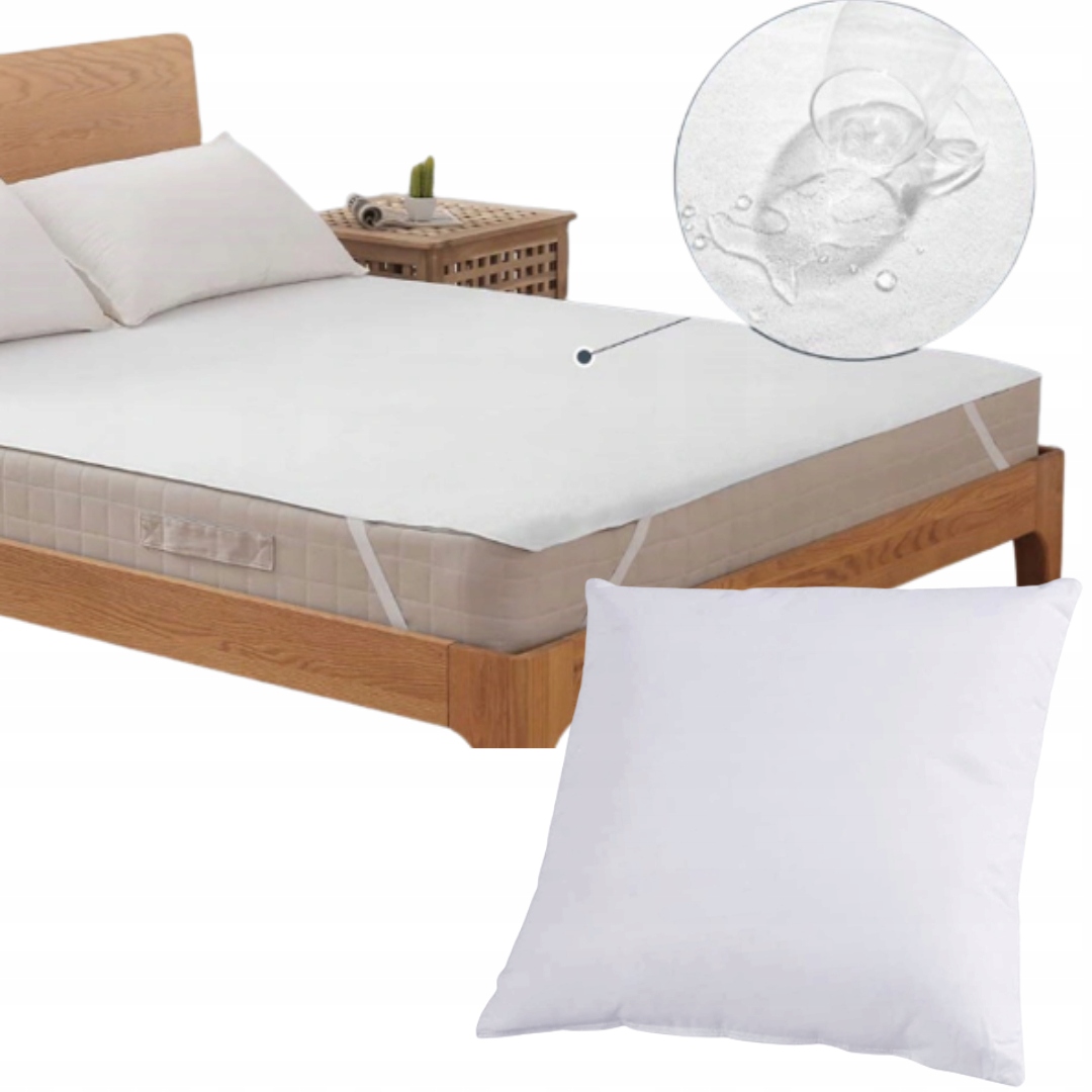Chránič na matrac - Nepremokavá matraca 120x200 matrac + vankúš