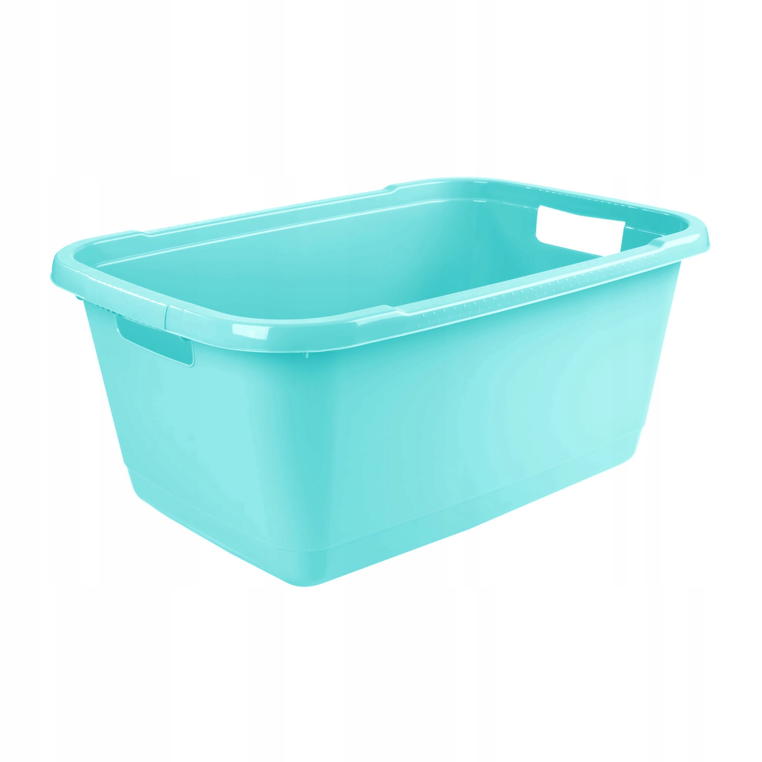 Kôš na bielizeň - Aenna Washting Bathtub 65 cm 52 l Blue lichobežník