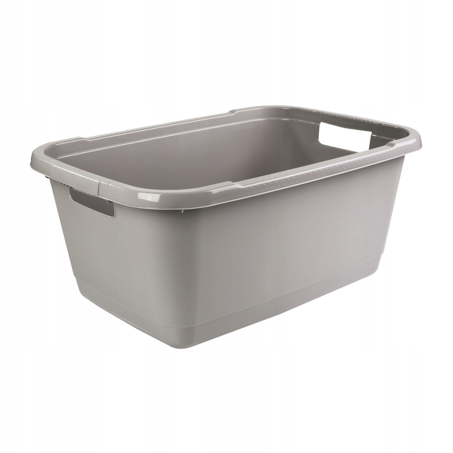 Kôš na bielizeň - Aenna Washting Bathtub 65 cm 52 l šedý lichobežník