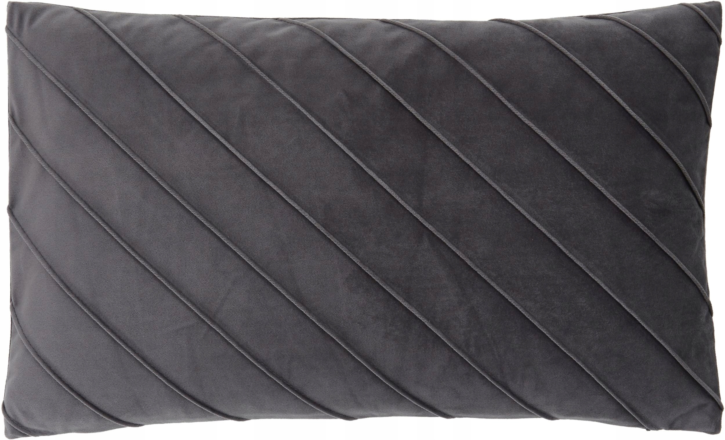 Obliečka na vankúš - Westwing vankúš Velvet 30x50 šedá