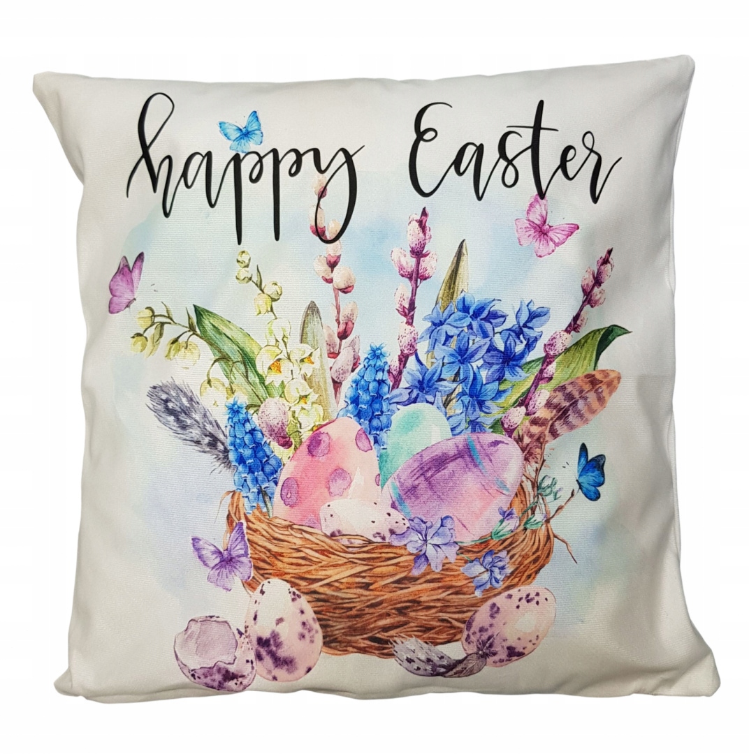 Obliečka na vankúš - Veľkonočný vankúš Jasiek Happy Easter Basket