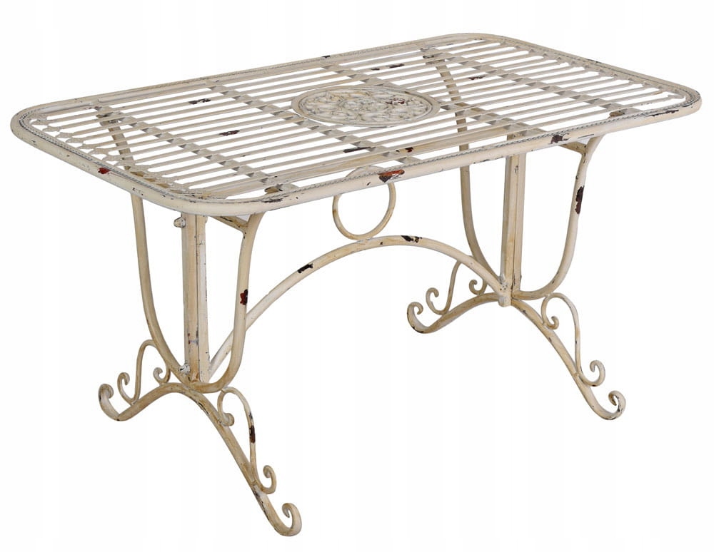 Iron Shabby Chic Garden Table