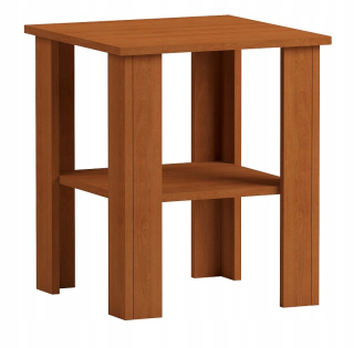 Konferenčný stolík do obývačky - 075-031/S45X45 Tabuľka 45x45x53 - Alder