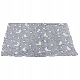 Prikrývka, prehozy na posteľ - 1,5x2m žiariaca prikrývka First Flanel Star