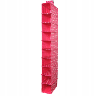 Skrinka do kúpeľne - 10-shell Dot Oxford Hanging Organizátor do