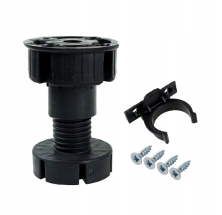 Nábytkové nožičky - 100x nohy kuchynský nábytok nohy 6 cm set 100 kg