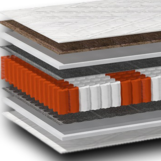 Matrac na posteľ - 100x200 multipocket HR kokosový vreckový matrac