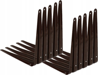 Konzola, držiak na police - 10x uhol pre podporu podpory police 20x15 cm