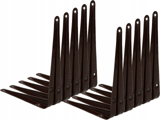 Konzola, držiak na police - 10x uhlové podporné držiak pre 175x150 mm