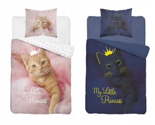 Kompletný set posteľných obliečok - 140x200 Glow Bedding Glow Glow Kitku Najlepšie 3859